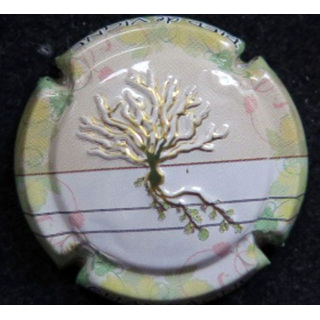 Capsule Muselet de bouteille de champagne pied de vigne