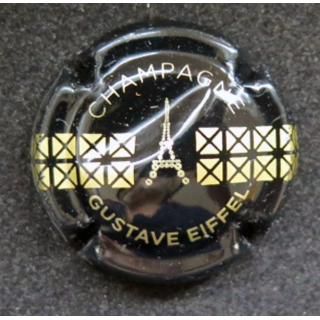 Capsule Muselet de bouteille de champagne Cattier Gustave Eiffel 