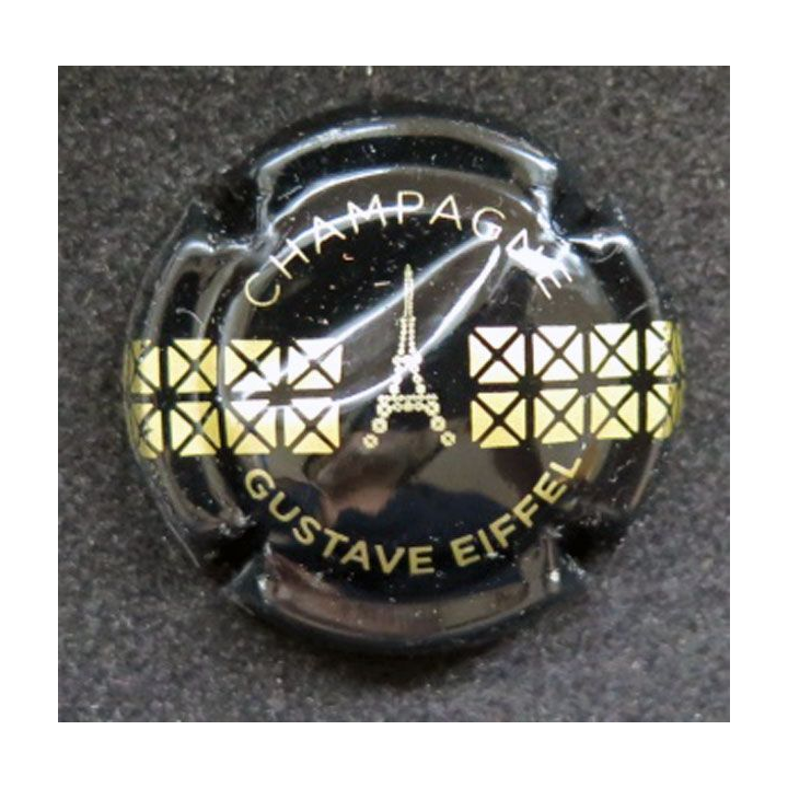 Capsule Muselet de bouteille de champagne Cattier Gustave Eiffel 