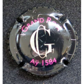 Capsule Muselet de champagne Gosset n° 39 Grand Rosé rayé