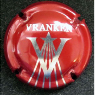Capsule Muselet de champagne Vranken n° 39 Rouge et métal
