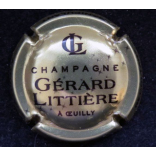 Capsule Muselet de bouteille de champagne Gérard Littière