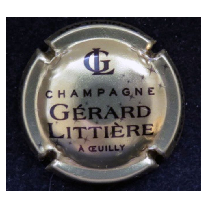 Capsule Muselet de bouteille de champagne Gérard Littière
