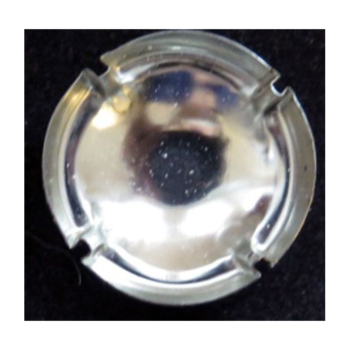 Capsule Muselet champagne Ruinart n° 62 or-bronze et noir 28 mm