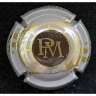 Capsule Muselet de champagne Pierre Mignon n° 136 contour grège