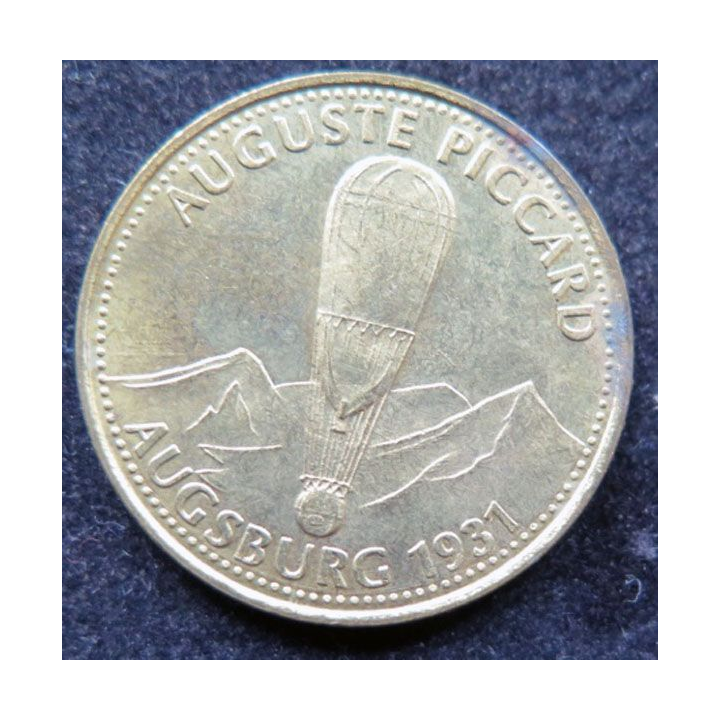 Pièce Shell Auguste Piccard Augsburg 1931