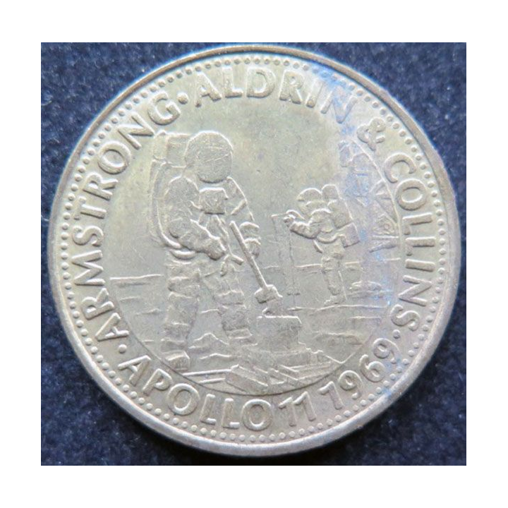 Pièce Shell Amstrong Aedrin & Collins Apollo 11 1969