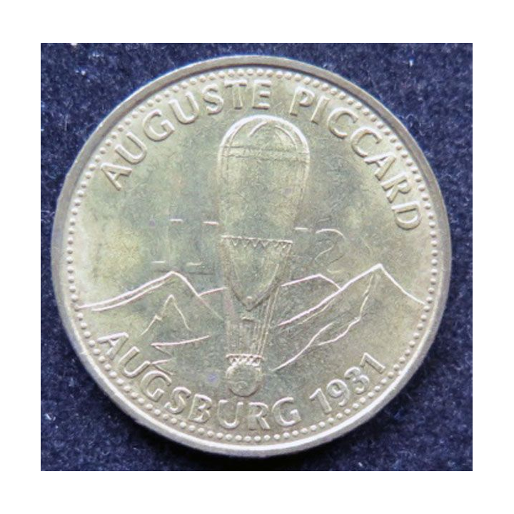 Pièce Shell Auguste Piccard Augsburg 1931