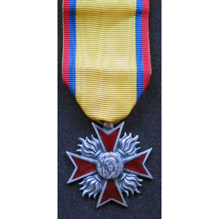 FRANCE : médaille de la reconnaissance fédérale des sapeurs pompiers modèle argent