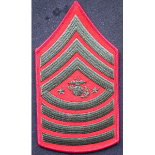 USA : galon de combat de sergent major Marine Corps 