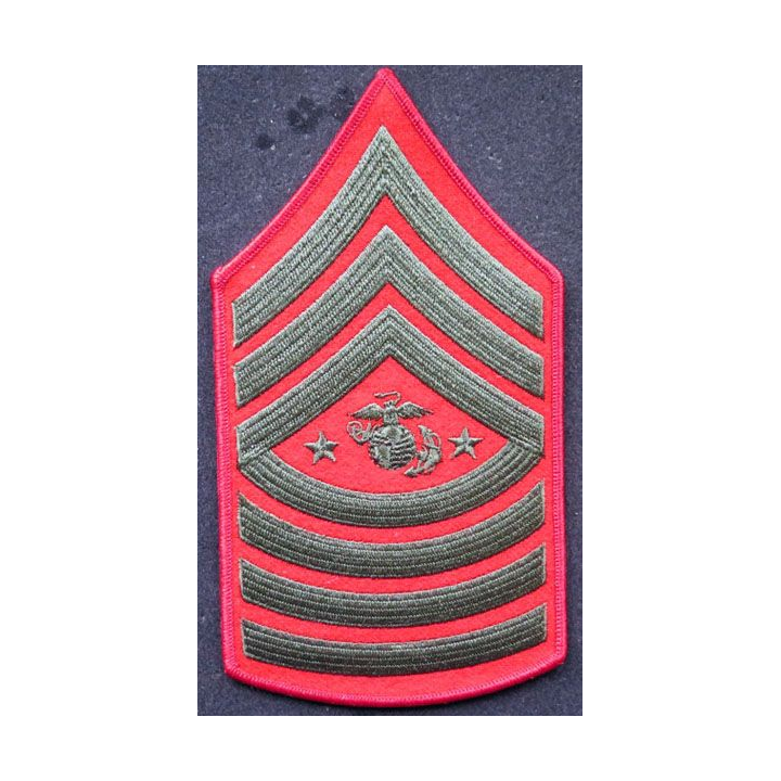 USA : galon de combat de sergent major Marine Corps 