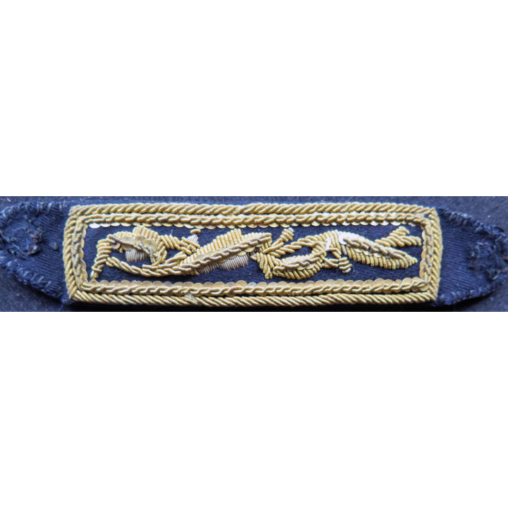 bande d'épaule en cannetille de tenue de soirée officier de marine