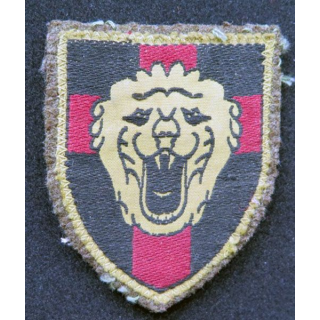 Insigne tissu de la 1° division d'infanterie belge