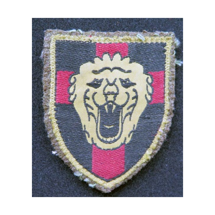 Insigne tissu de la 1° division d'infanterie belge