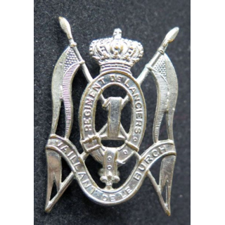 insigne de béret du 1° régiment de lanciers belge Vaillant de le Burgh
