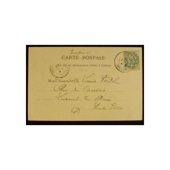 CARTE POSTALE HUMOUR MILITAIRE 1903