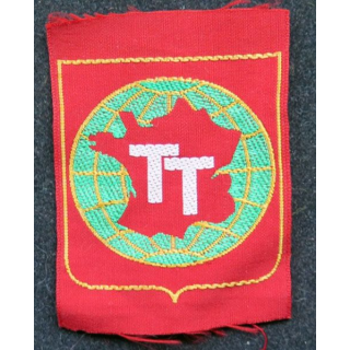 TT : insigne tissu du mouvement Tourisme et Travail