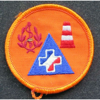 insigne tissu de la sécurité civile