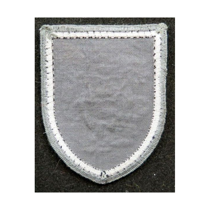 insigne tissu inconnu lion sur fond jaune bordé de gris