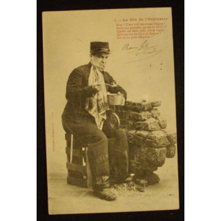 CARTE POSTALE HUMOUR MILITAIRE 1903