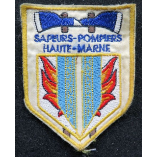insigne tissu des sapeurs pompiers de Haute Marne