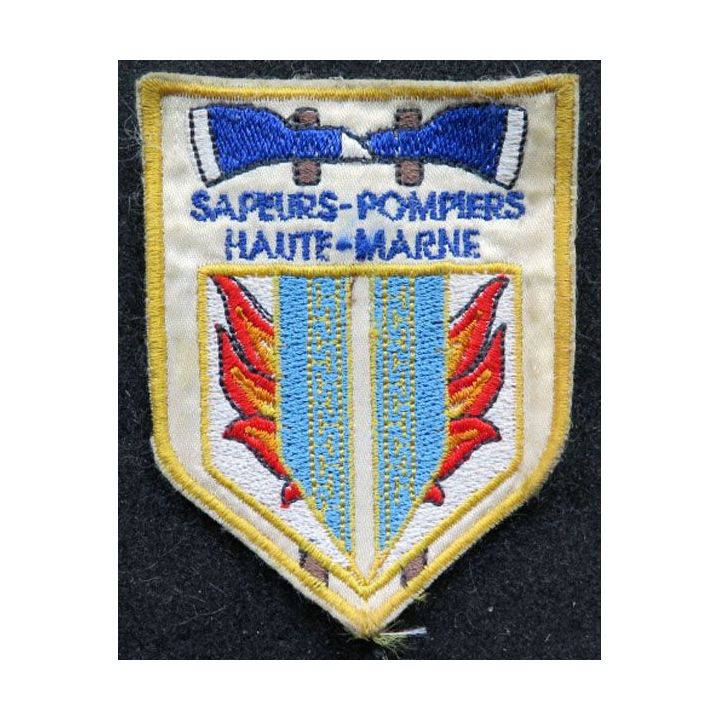 insigne tissu des sapeurs pompiers de Haute Marne