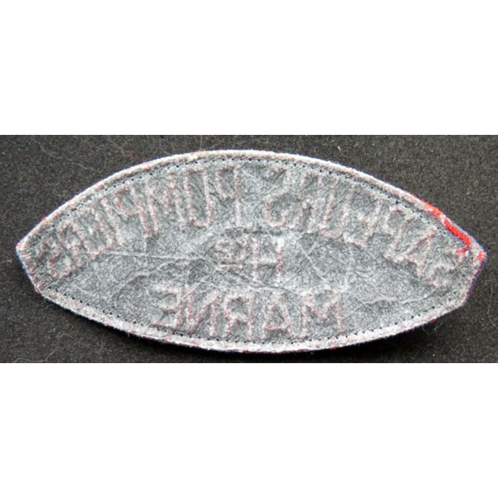 insigne tissu de manche des sapeurs pompiers de Haute Marne