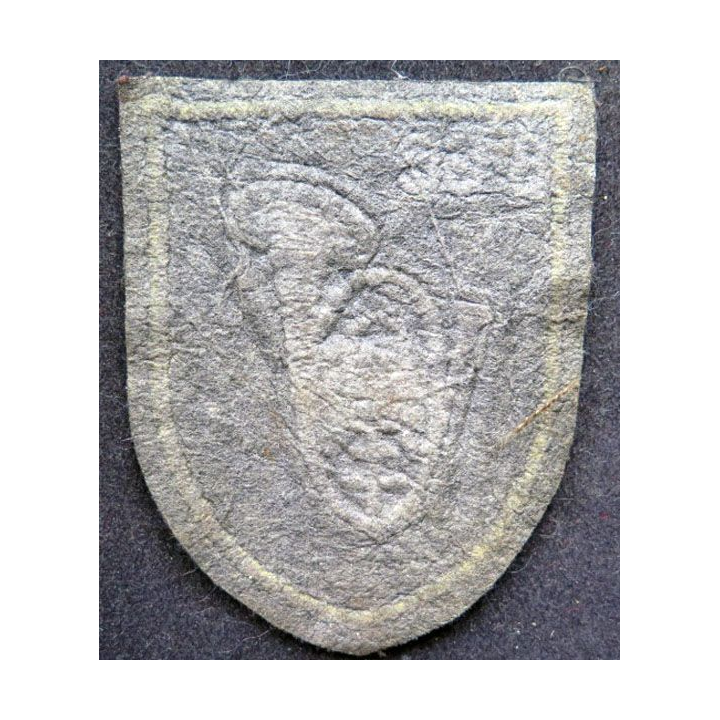 8° GC : insigne tissu du 8° groupement de chasseurs hauteur 9,5 cm