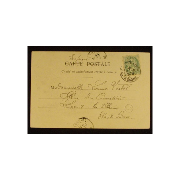 CARTE POSTALE HUMOUR MILITAIRE 1903