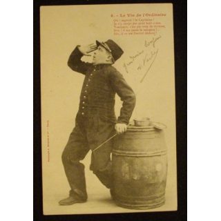 CARTE POSTALE HUMOUR MILITAIRE 1903