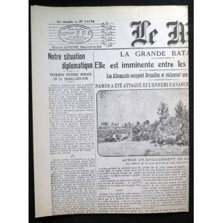 Le Matin du Samedi 22 août 1914