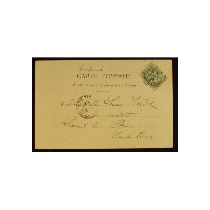 CARTE POSTALE HUMOUR MILITAIRE 1903