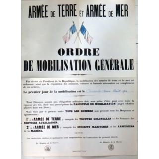 Affiche uniformes de l'armée française guerre de 1939
