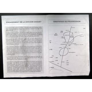 Document 1991 sur les plans de l'engagement de la division Daguet