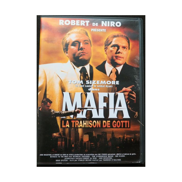 DVD intitulé MAFIA la trahison de Gotti avec Robrt de Niro