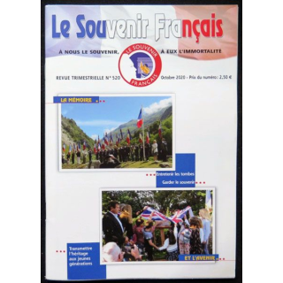 Le Souvenir Français N° 520: bulletin octobre 2020
