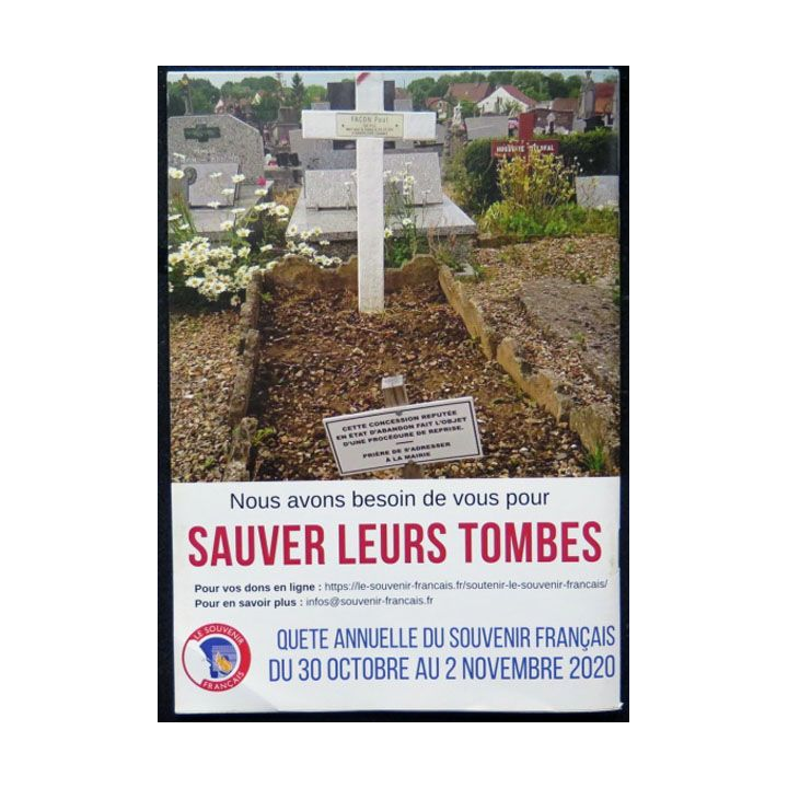 Le Souvenir Français N° 520: bulletin octobre 2020