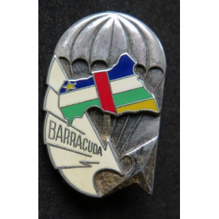 insigne métallique opération BARRACUDA Centrafrique 1979 Delsart Sens
