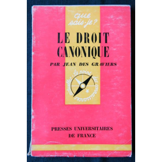 Le droit canonique écrit par Jean des Graviers aux éditions Presses Universitaires de France - F010