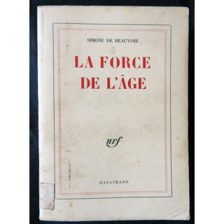 La force de l'âge écrit par Simone de Beauvoir aux éditions Gallimard - F010