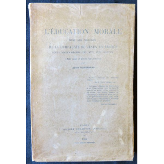 L'Education morale dans les collèges ed. 1913 écrit par André Shimberg aux éditions Honoré Champion Libraire - F010