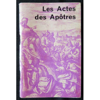 Les actes des apôtres traduction Chanoine A. Crampon aux éditions Desclée et Cie - F010