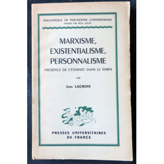 Signification du marxisme (1949) écrit par H.C Desroches aux éditions Ouvrières - F010