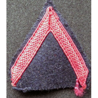 Galon de 1° Classe PDL sur tissu bleu noir avec crochets