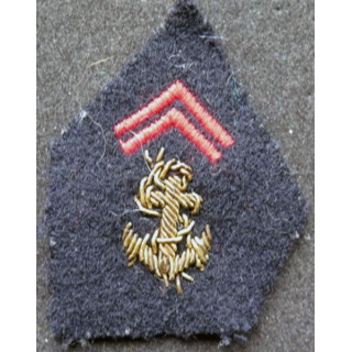 SOUTACHE : insigne de col des troupes de marine en cannetille 