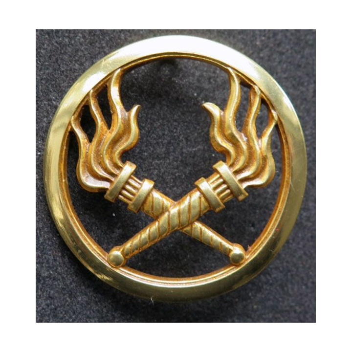 Insigne de béret Service des Essences fabricant Coinderoux Paris SEA