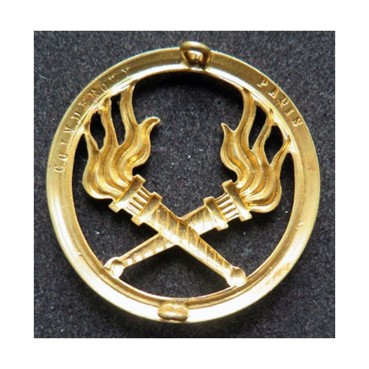 Insigne de béret Service des Essences fabricant Coinderoux Paris SEA