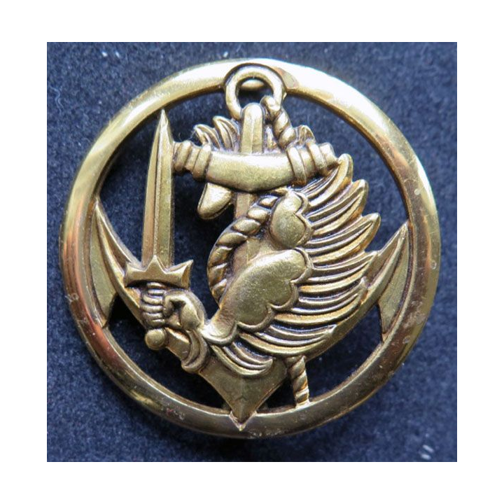 insigne de béret des commandos parachutistes coloniaux Coinderoux