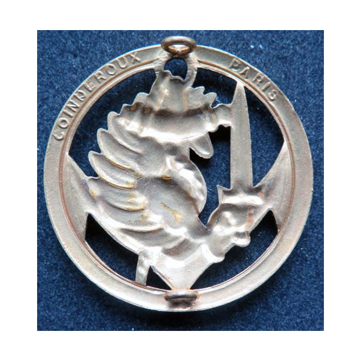 insigne de béret des commandos parachutistes coloniaux Coinderoux