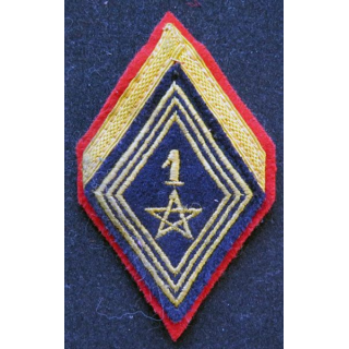 LOSANGE DE BRAS MODÈLE 45 sergent du 1° régiment de spahis marocains